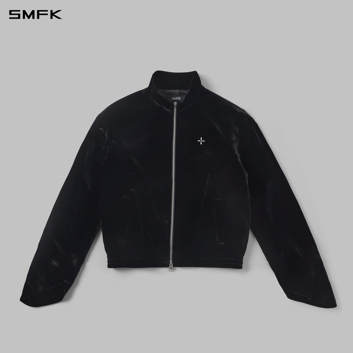 MYTH AEOLUS SYMMETRY VELVET TRAINING JACKET /SILK VELVET/U