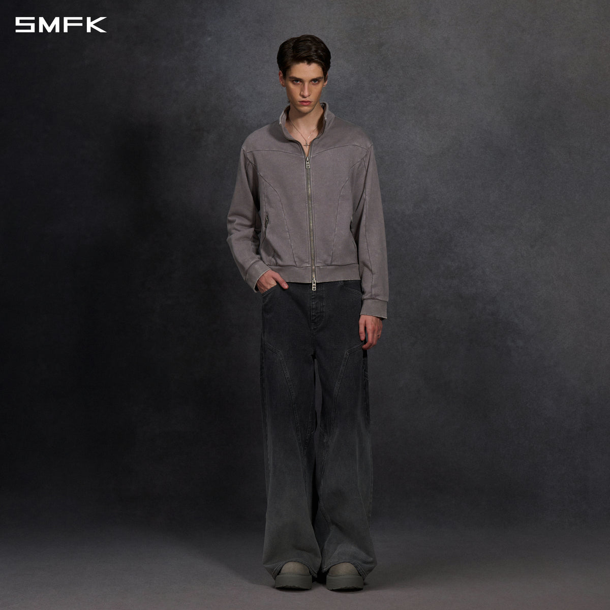 MYTH AEOLUS EVOLVE SLIM COLLAR JACKET /COLD DYE/U