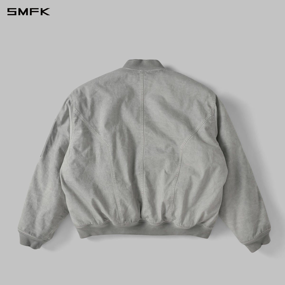 VINTAGE NOMADIC LOOSE QUILTED BOMBER/GARMENT WASH DYE+3M Thinsulate
