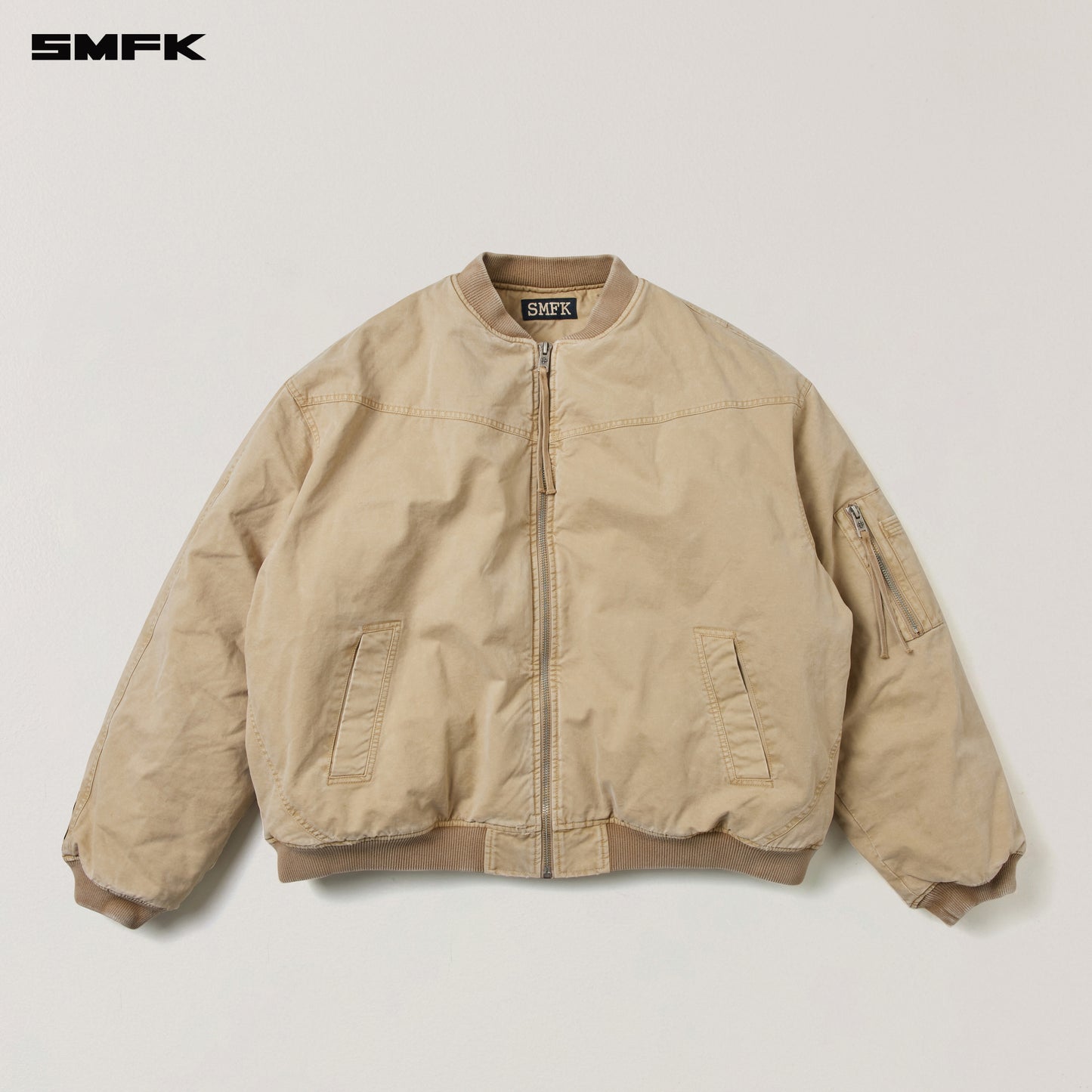 VINTAGE VANISH STORM DYE MASSIVE PILOT JACKET/STONE WASH/ VANISH SAND