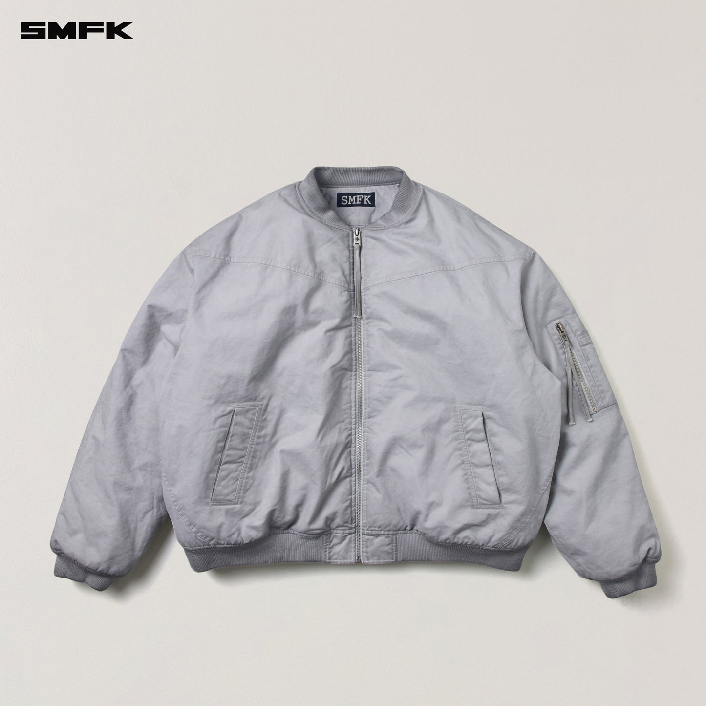 VINTAGE VANISH STORM DYE MASSIVE PILOT JACKET/STONE WASH/ VANISH WHITE