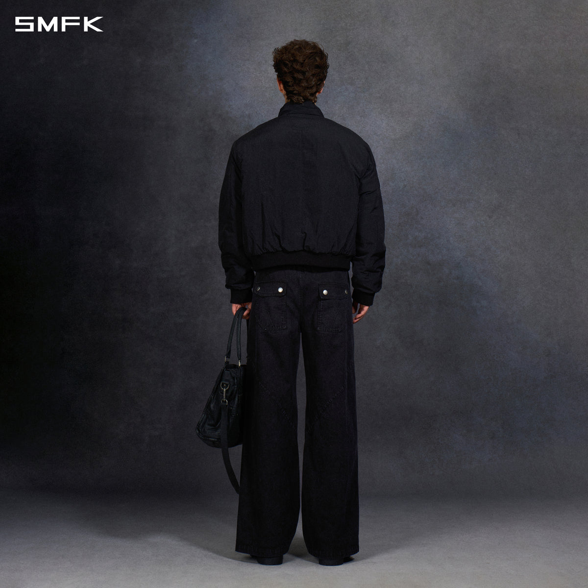 VINTAGE NOMADIC STAND COLLAR QUILTED JACKET/NYLON66+3M THINSULATE