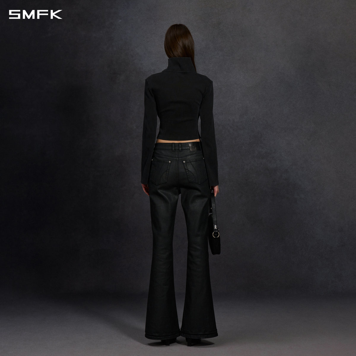 MYTH AEOLUS MUTATION COLLAR JACKET /COLD DYE+WAX/W