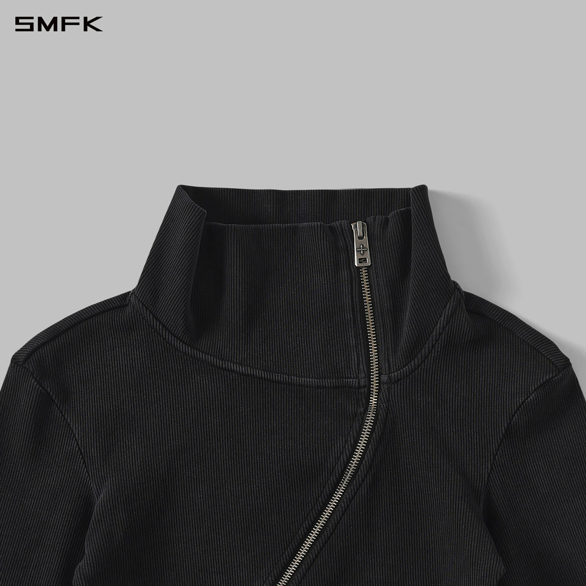 MYTH AEOLUS MUTATION COLLAR JACKET /COLD DYE+WAX/W