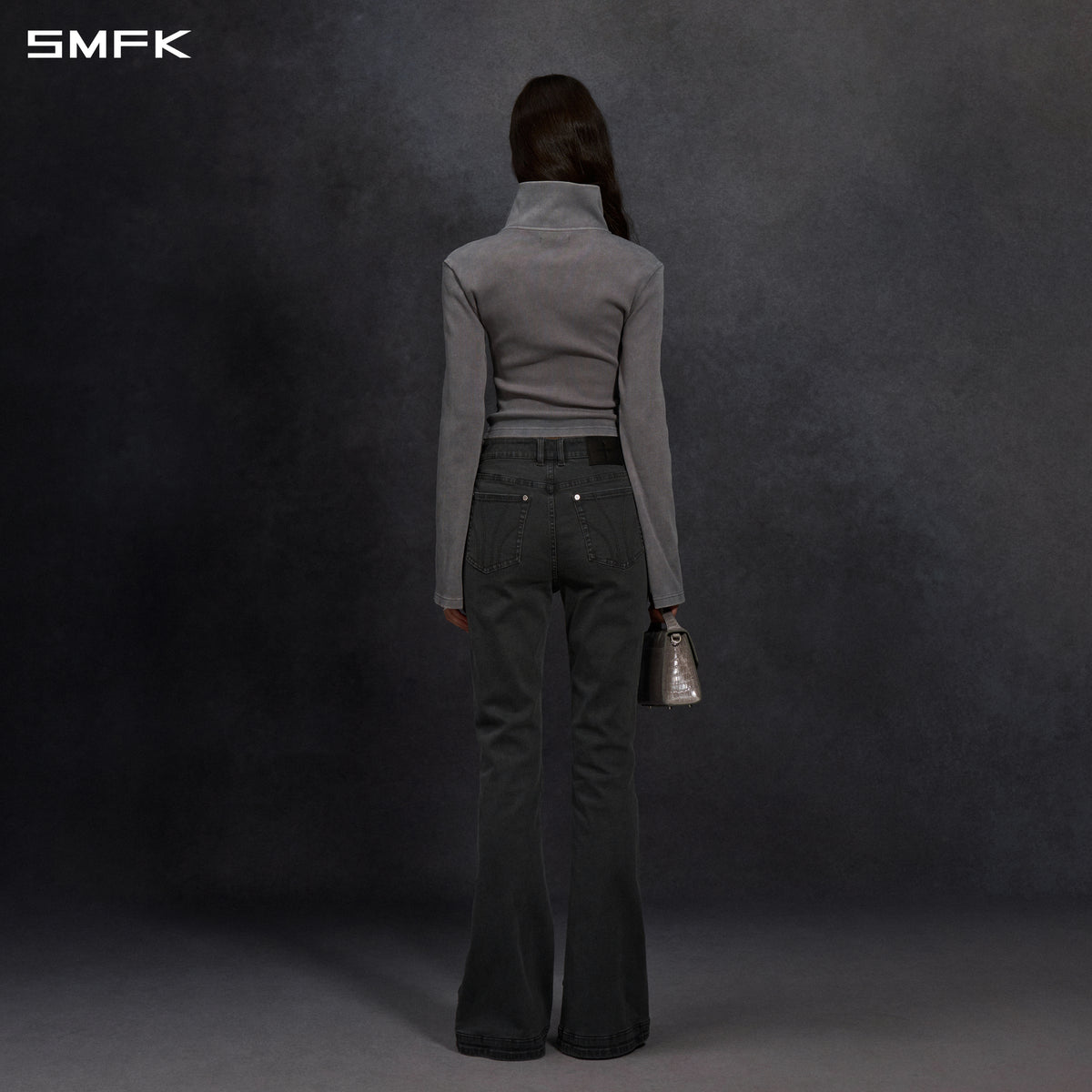 MYTH AEOLUS MUTATION COLLAR JACKET /COLD DYE/W