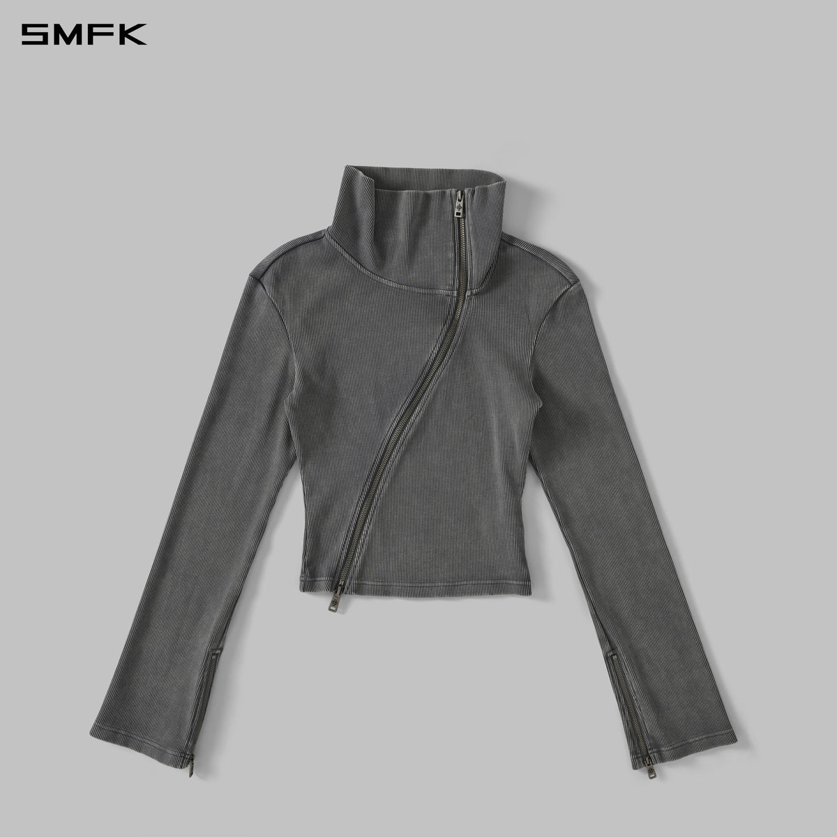 MYTH AEOLUS MUTATION COLLAR JACKET /COLD DYE/W