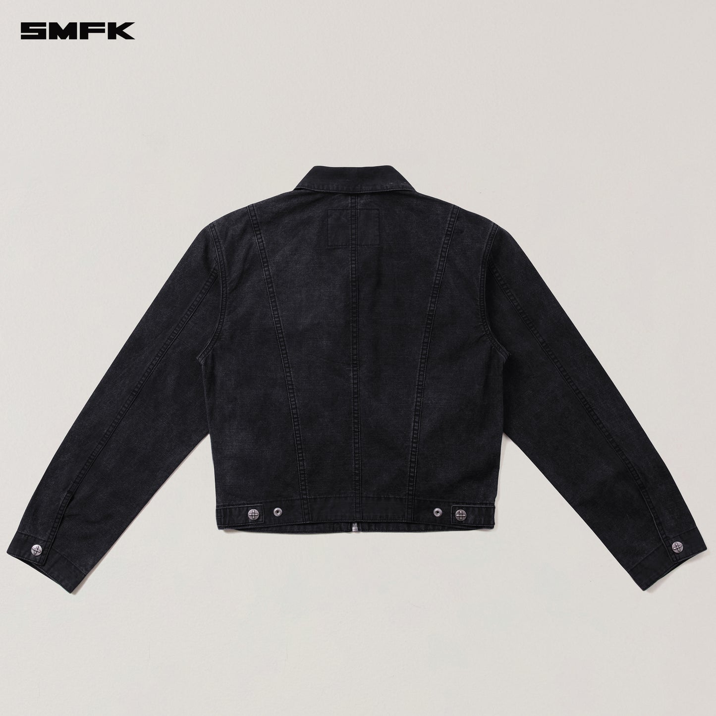 RAGE-WILD ORIGIN HANDCRAFT ENGINEER JACKET/GARMENT DYED/ WILD BLACK