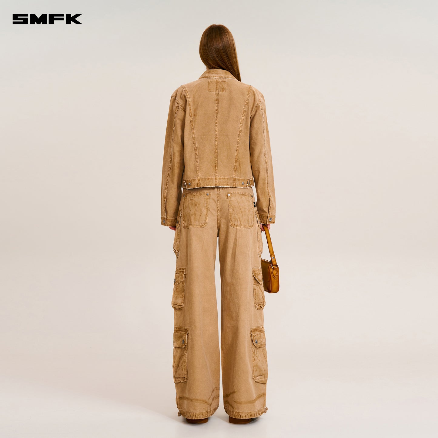 RAGE-WILD ORIGIN HANDCRAFT ENGINEER JACKET/GARMENT DYED/ SAND