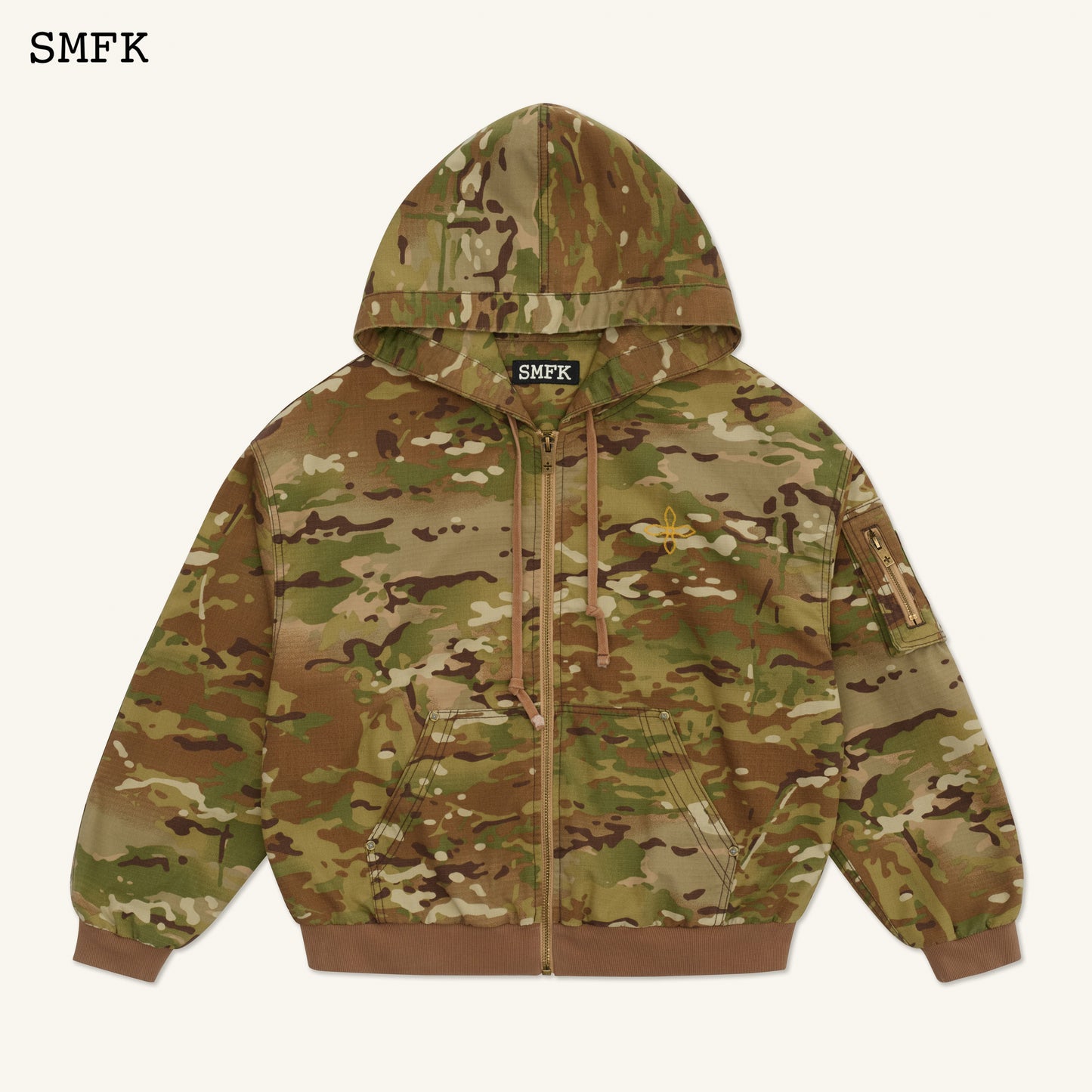 Compass Forest Camo Hunting Hoodie Forest Camo