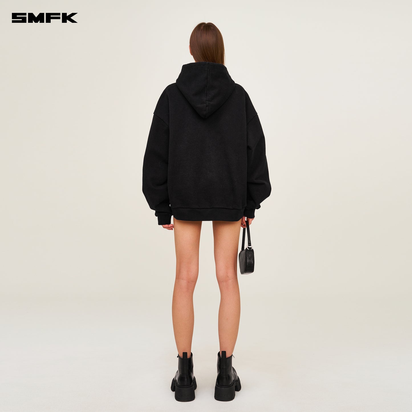 FUTURE DNA Genetic Chain Racing Wide Hoodie Wilderness Black