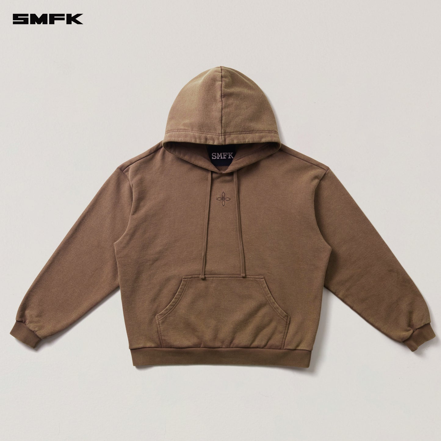 COMPASS MODE LOOSE HOODIE/ WILD HORSE BROWN
