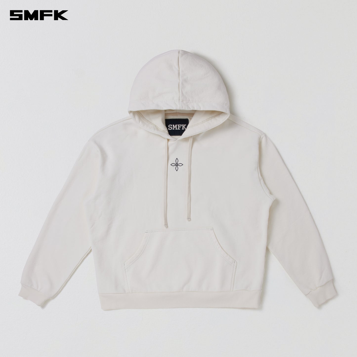 COMPASS MODE LOOSE HOODIE/ SNOW MOUNTAIN WHITE