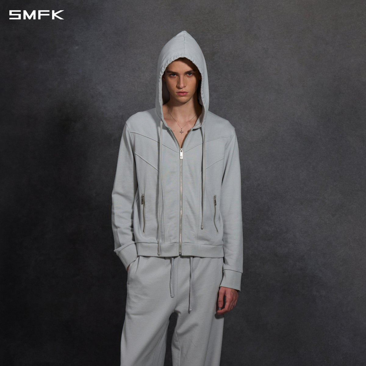 PERMANENT MODE LOOSE SPORTS HOODIE/COTTON/U