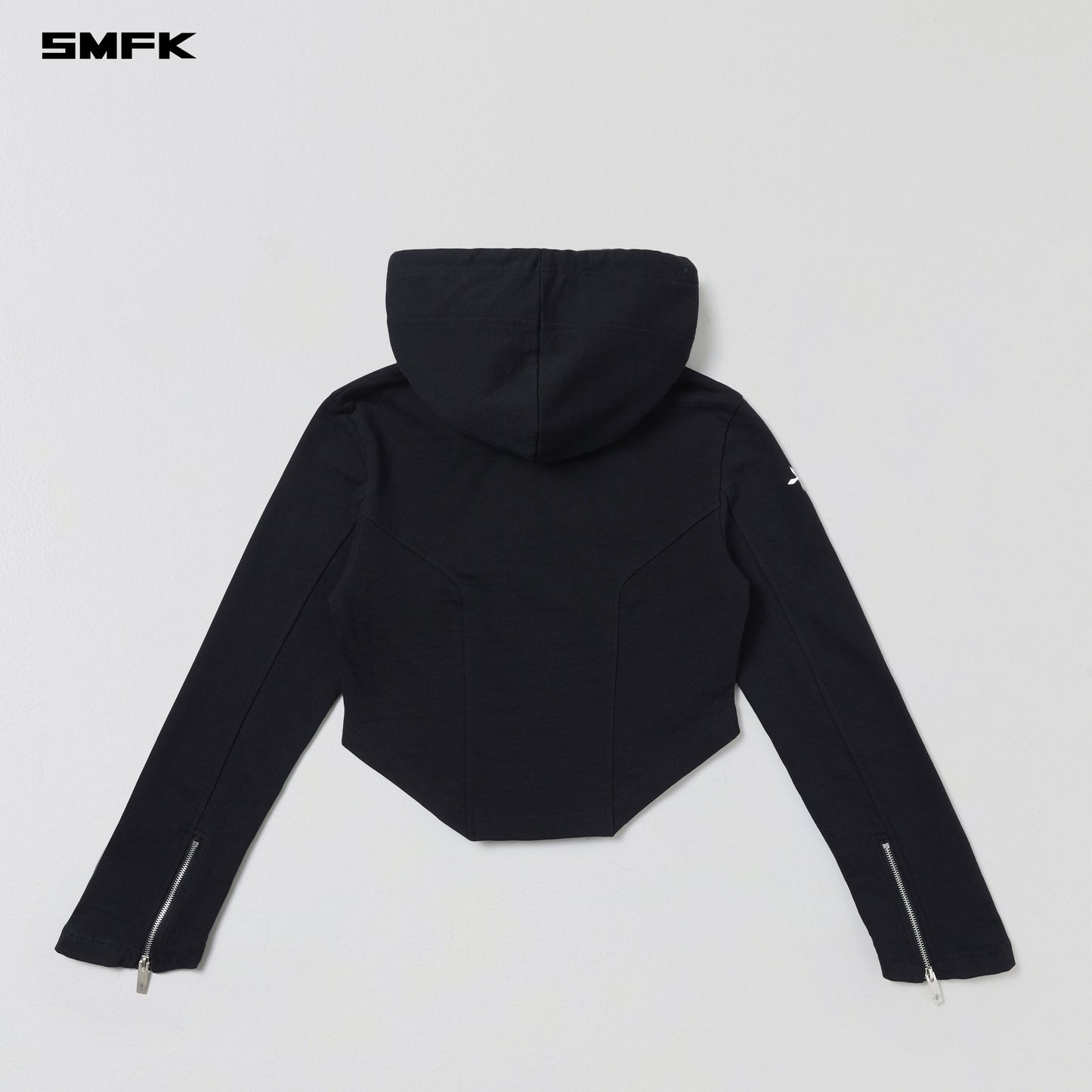 PERMANENT PRISM SLIM HOODIE/COTTON - WILD BLACK