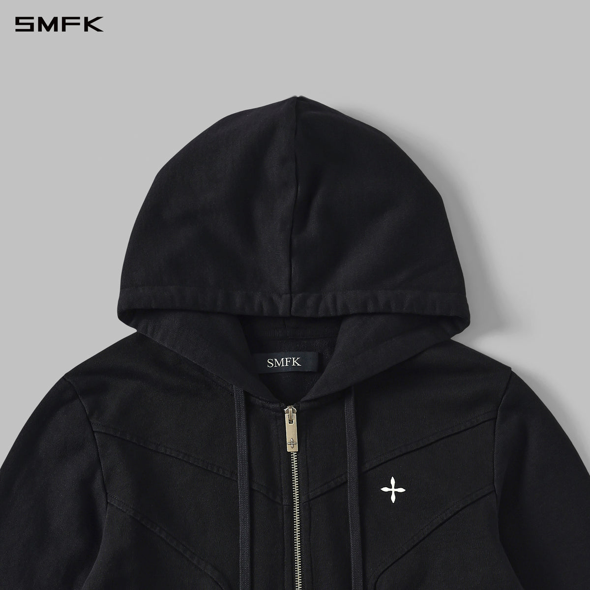 PERMANENT MODE SLIM SPORTS HOODIE/COTTON