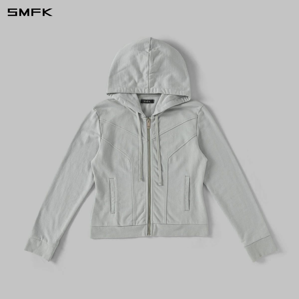 PERMANENT MODE SLIM SPORTS HOODIE/COTTON