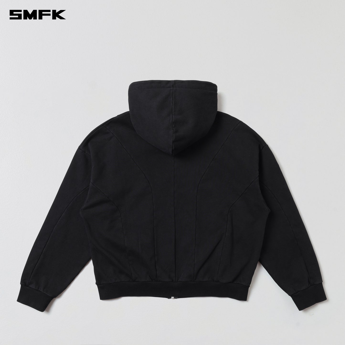 VINTAGE MUSE LOOSE ZIPPER SPORTS HOODIE/COTTON