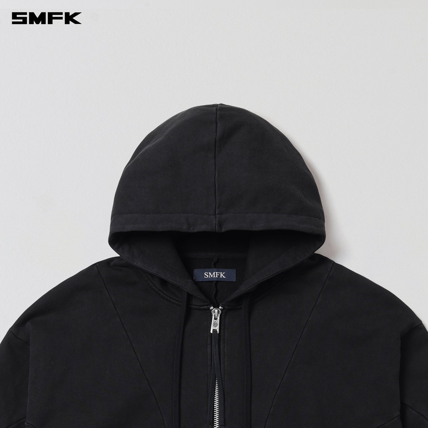 VINTAGE MUSE LOOSE ZIPPER SPORTS HOODIE/COTTON