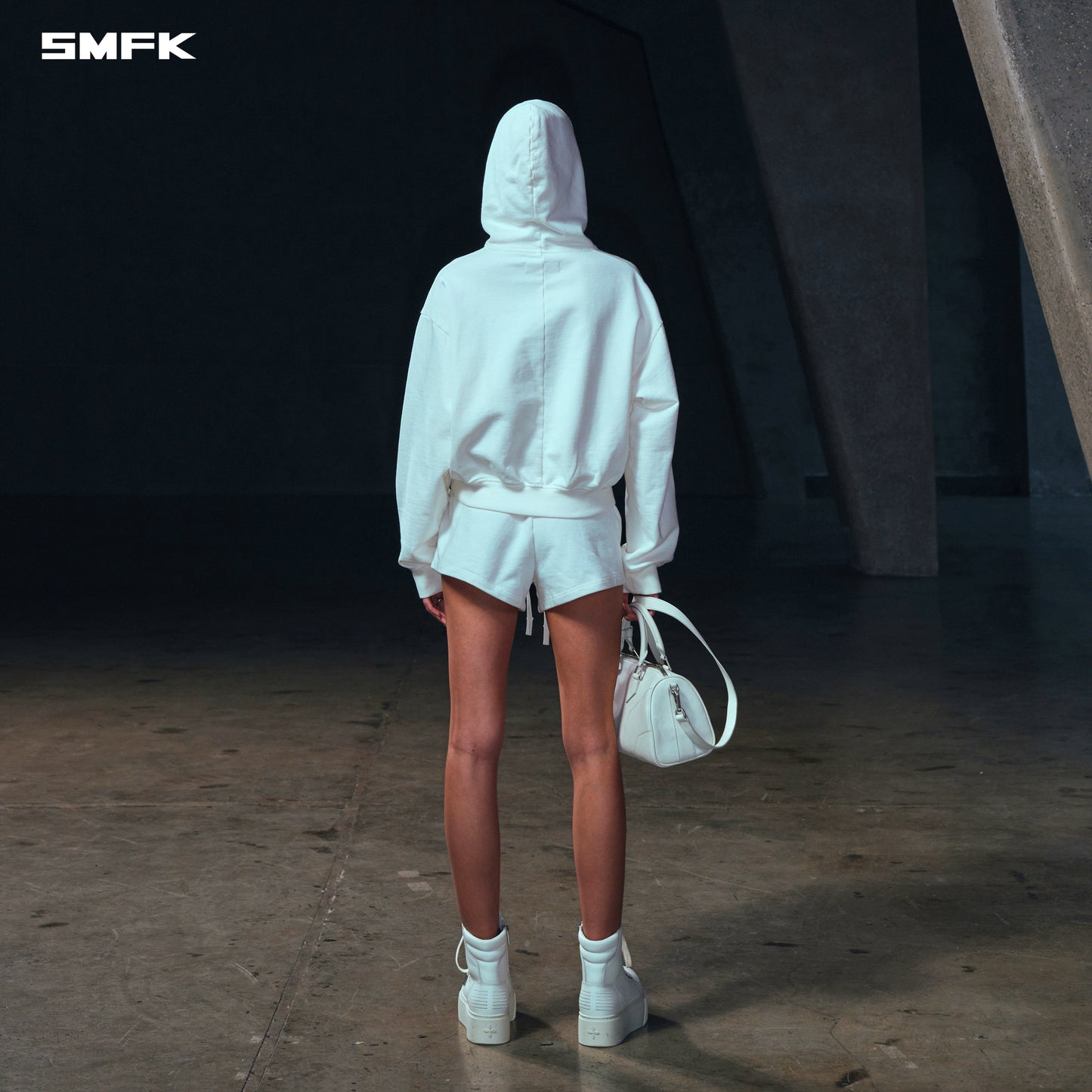 VINTAGE MUSE SPORTS SHORT HOODIE/COTTON
