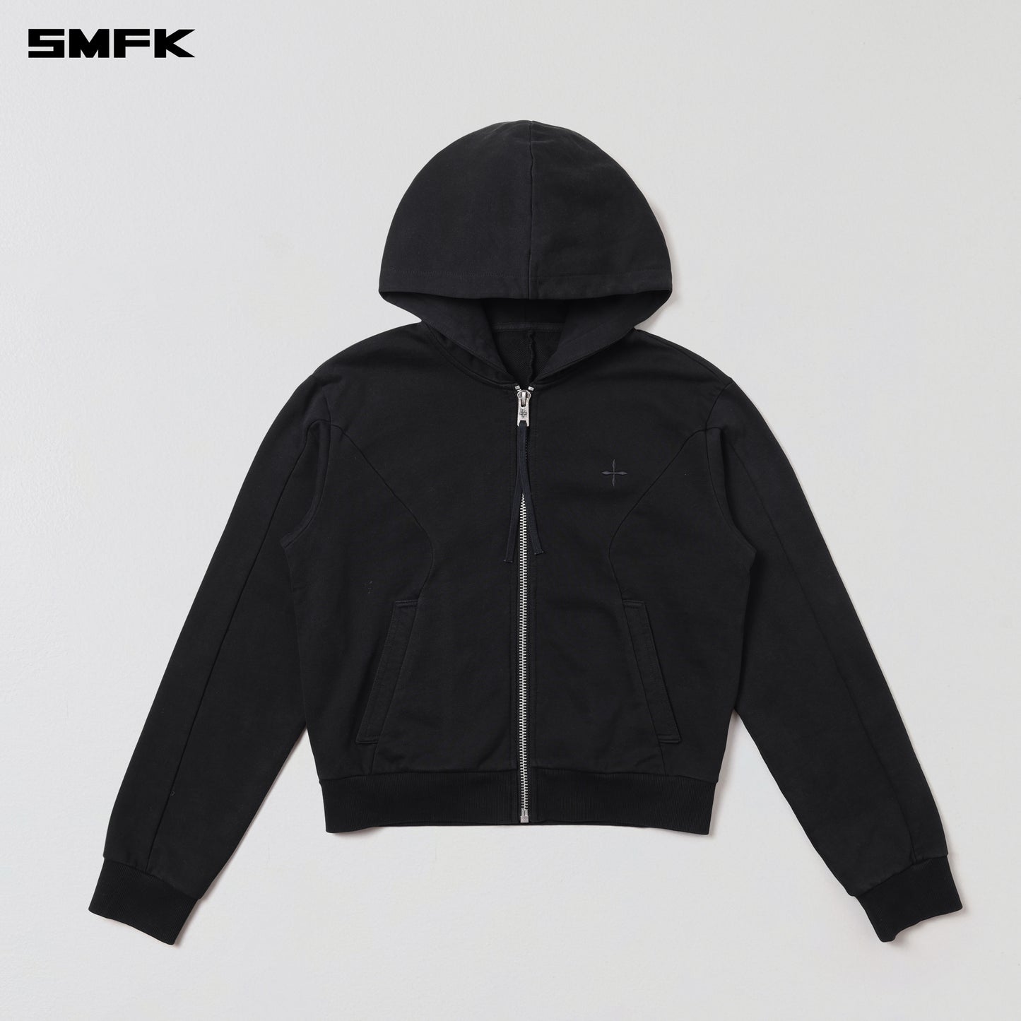 VINTAGE MUSE ZIPPER SPORTS HOODIE/COTTON
