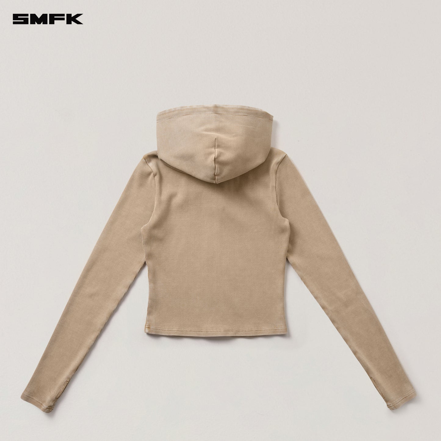 VINTAGE-SAVAGE SLIM SPORTS ZIP HOODIE/FADE DYE/ VANISH SAND