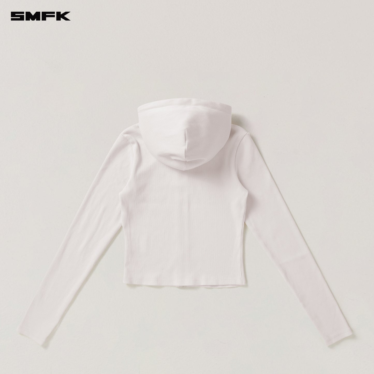 VINTAGE-SAVAGE SLIM SPORTS ZIP HOODIE/FADE DYE/ SNOW MOUNTAIN WHITE