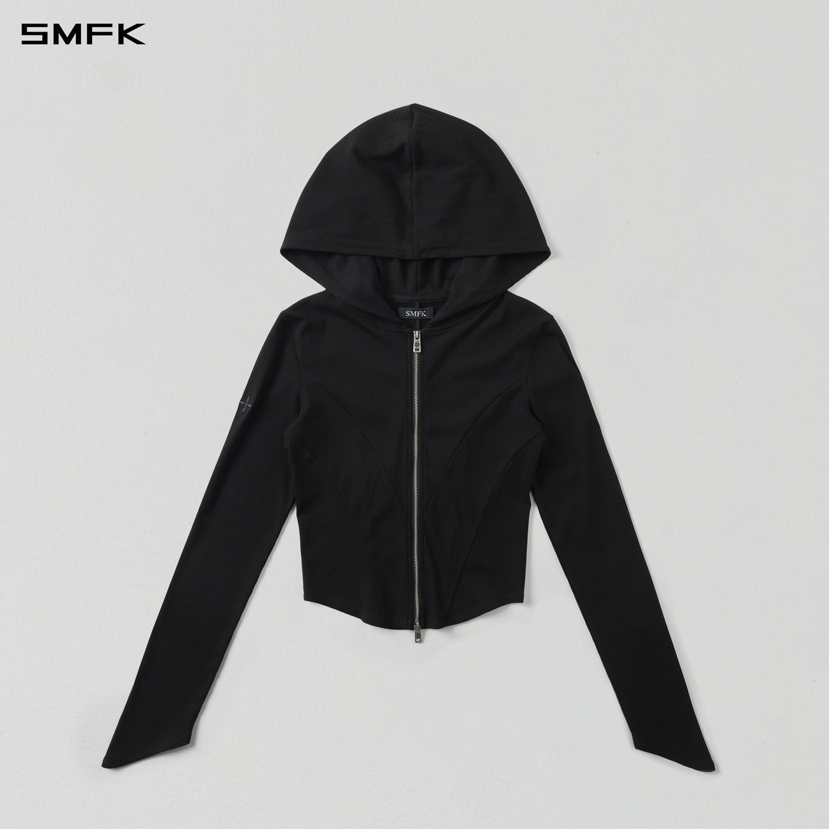 VINTAGE AEOLUS EVENING SLIM ZIP HOODIE/SLIK+COTTON/W