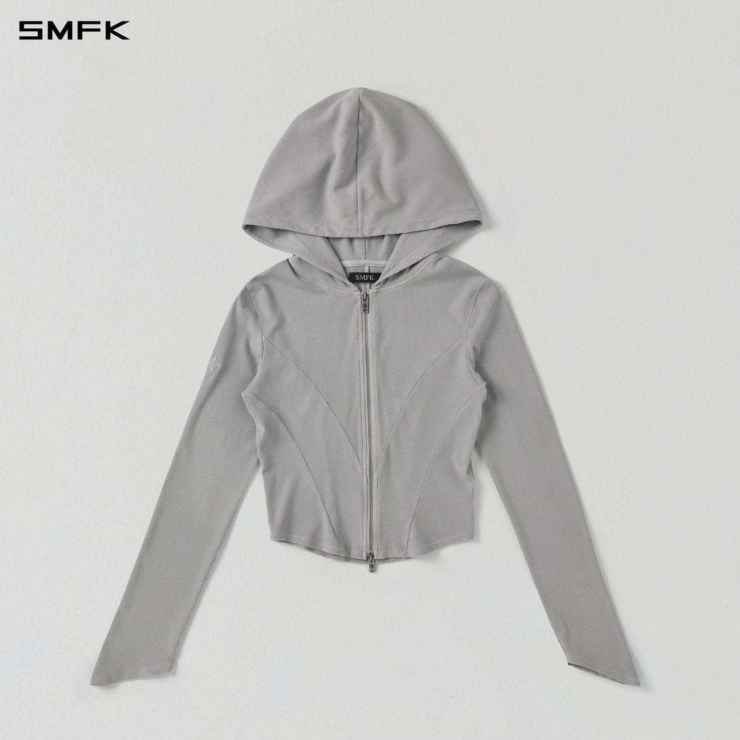 VINTAGE AEOLUS EVENING SLIM ZIP HOODIE/SLIK+COTTON/W