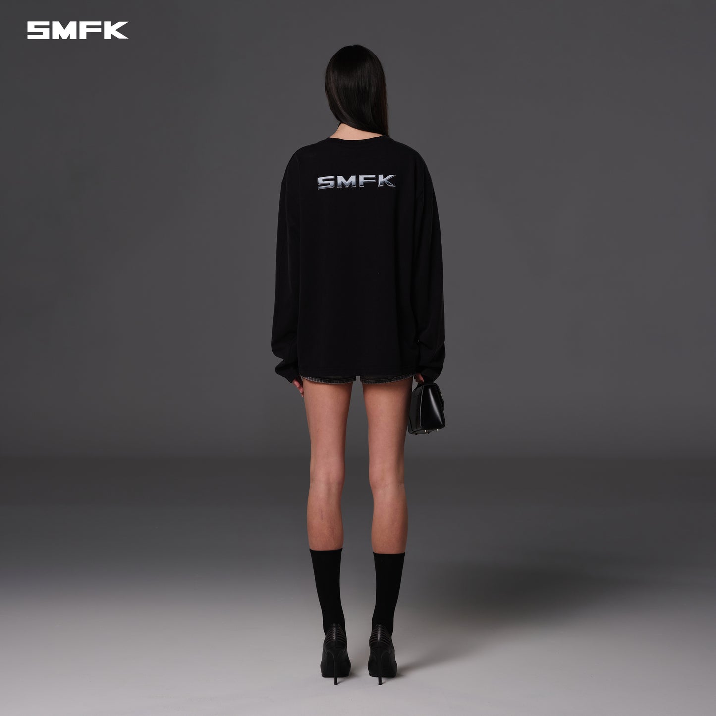 FUTURE REFLECTION PULLOVER/WOOL+COTTON - WILD BLACK