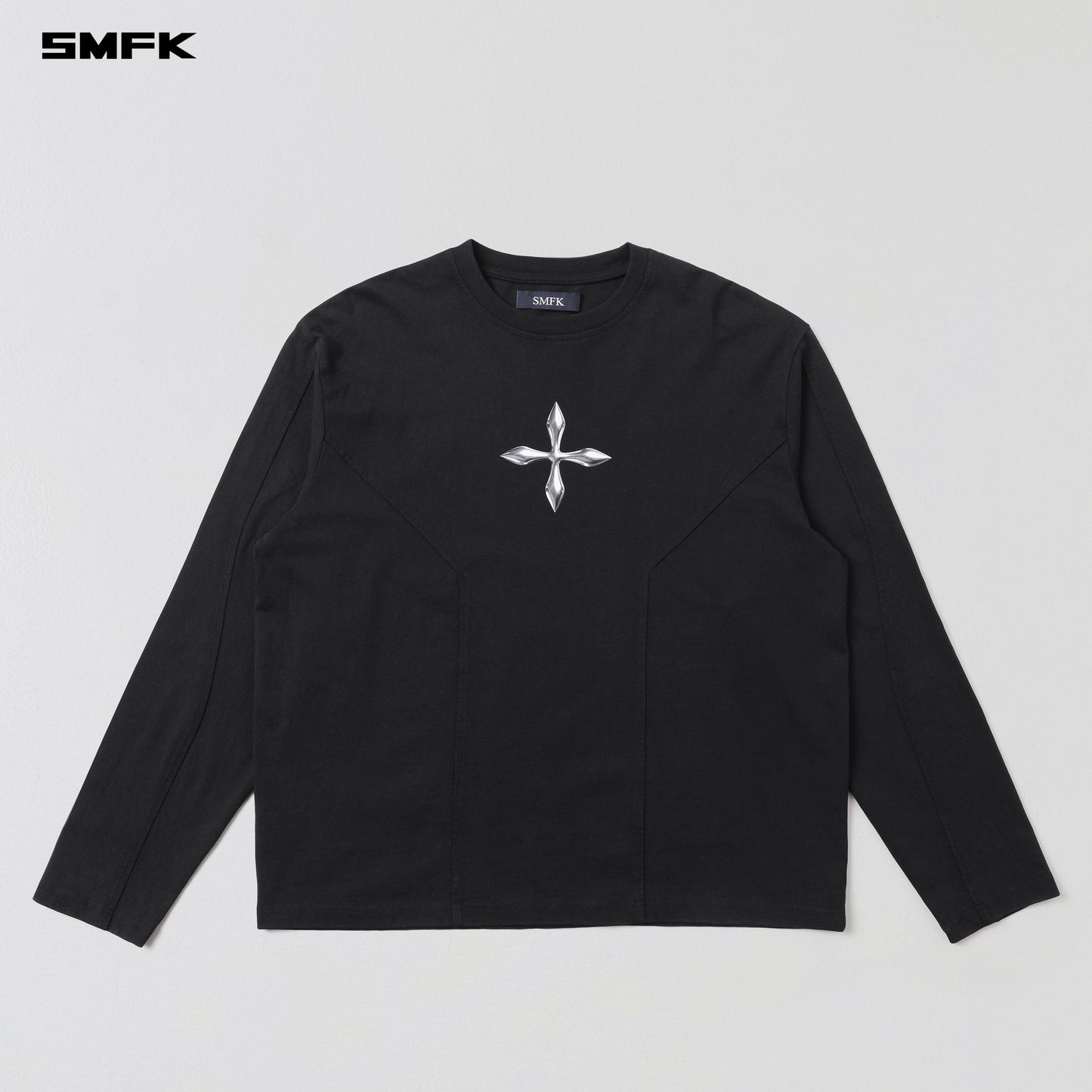 FUTURE REFLECTION PULLOVER/WOOL+COTTON - WILD BLACK