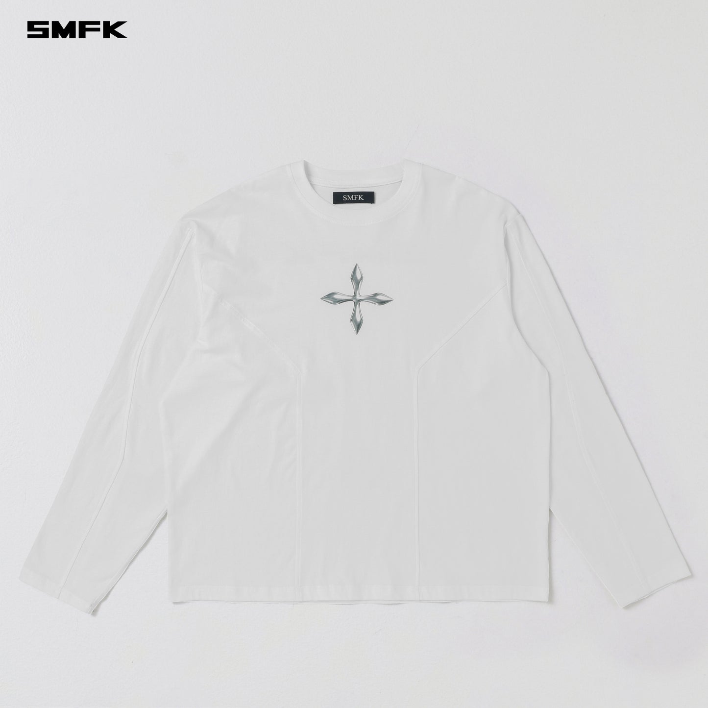 FUTURE REFLECTION PULLOVER/WOOL+COTTON - CLOUD WHITE