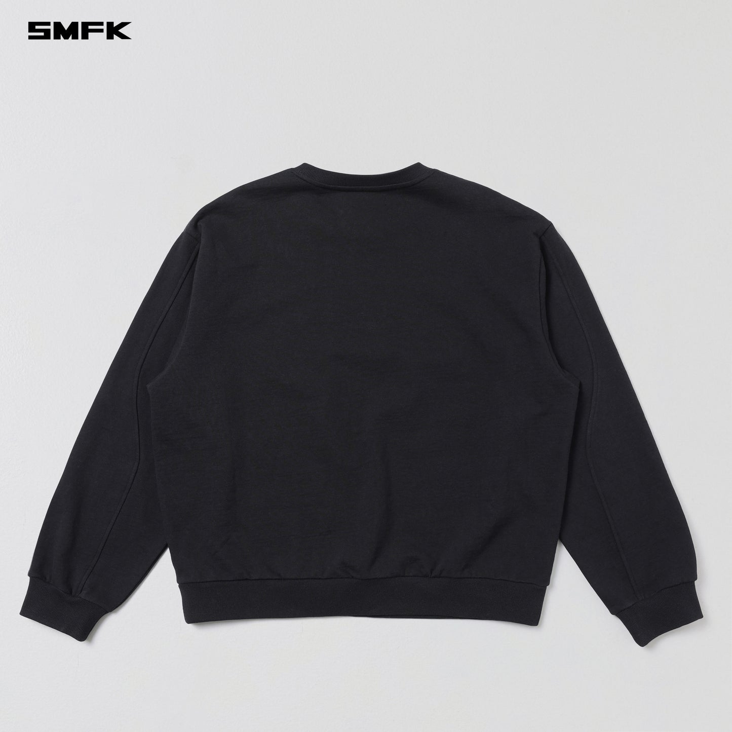 FUTURE REFLECTION MASSIVE PULLOVER/COTTON+WOOL - WILD BLACK