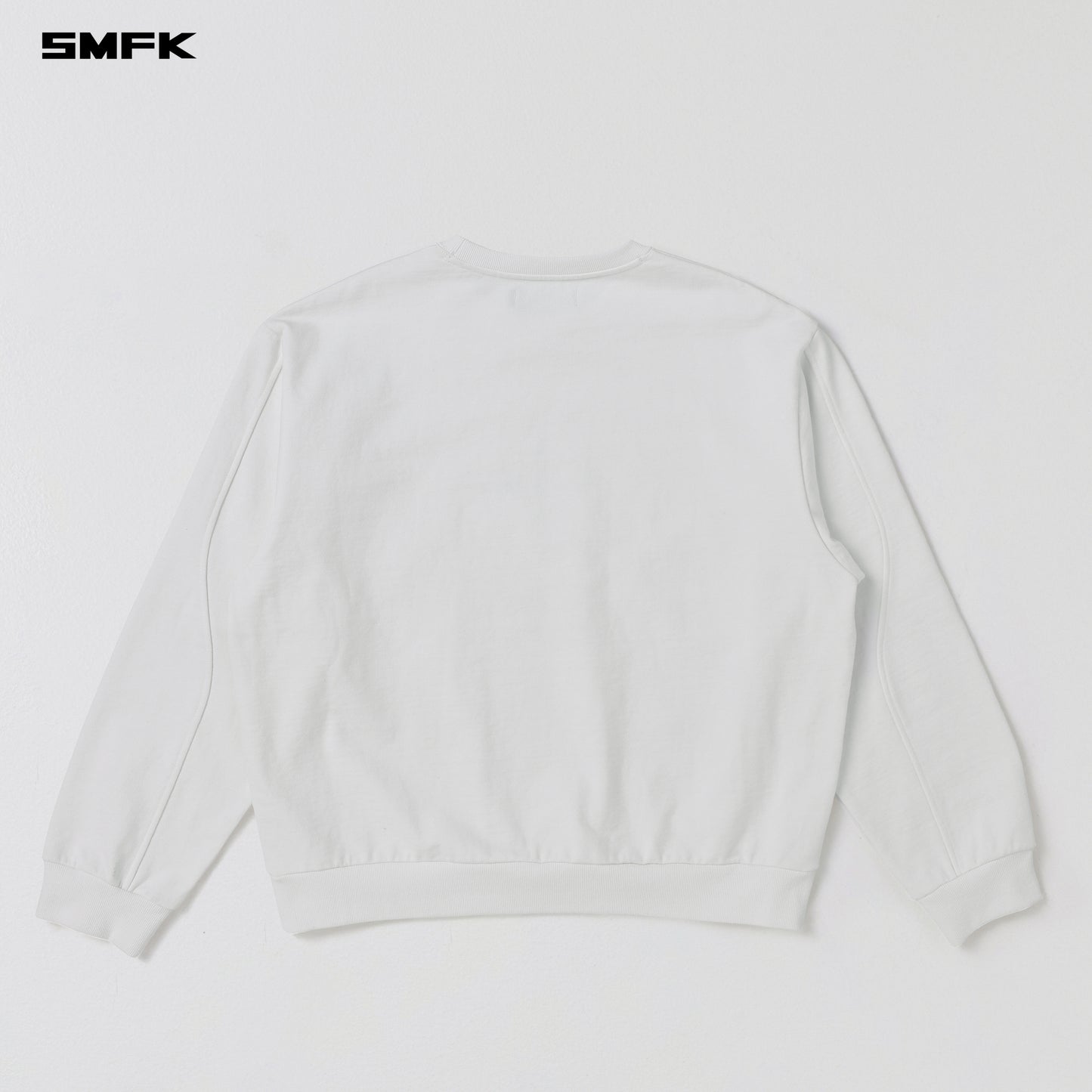 FUTURE REFLECTION MASSIVE PULLOVER/COTTON+WOOL - CLOUD WHITE