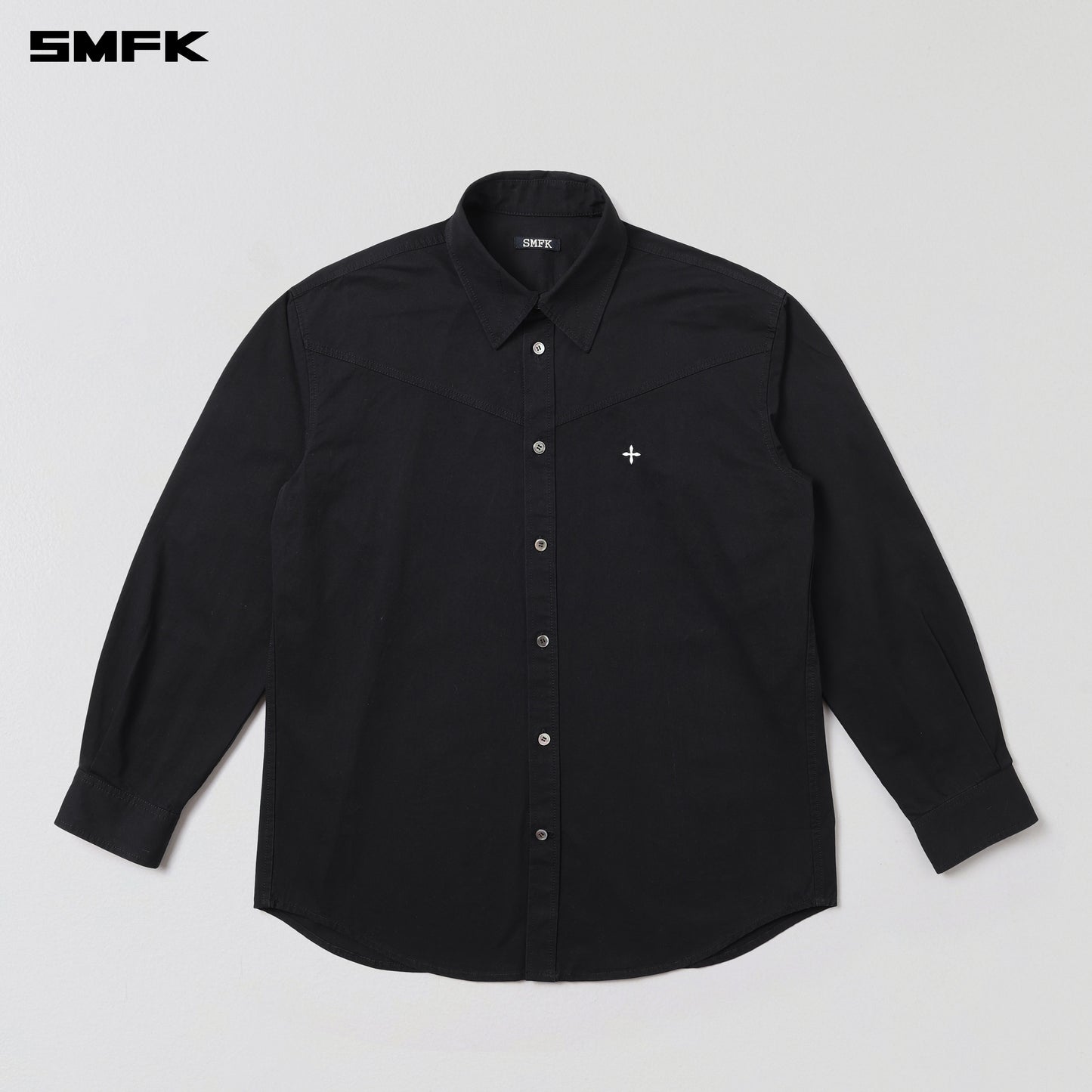COMPASS BADGE CARGO SHIRT/COTTON