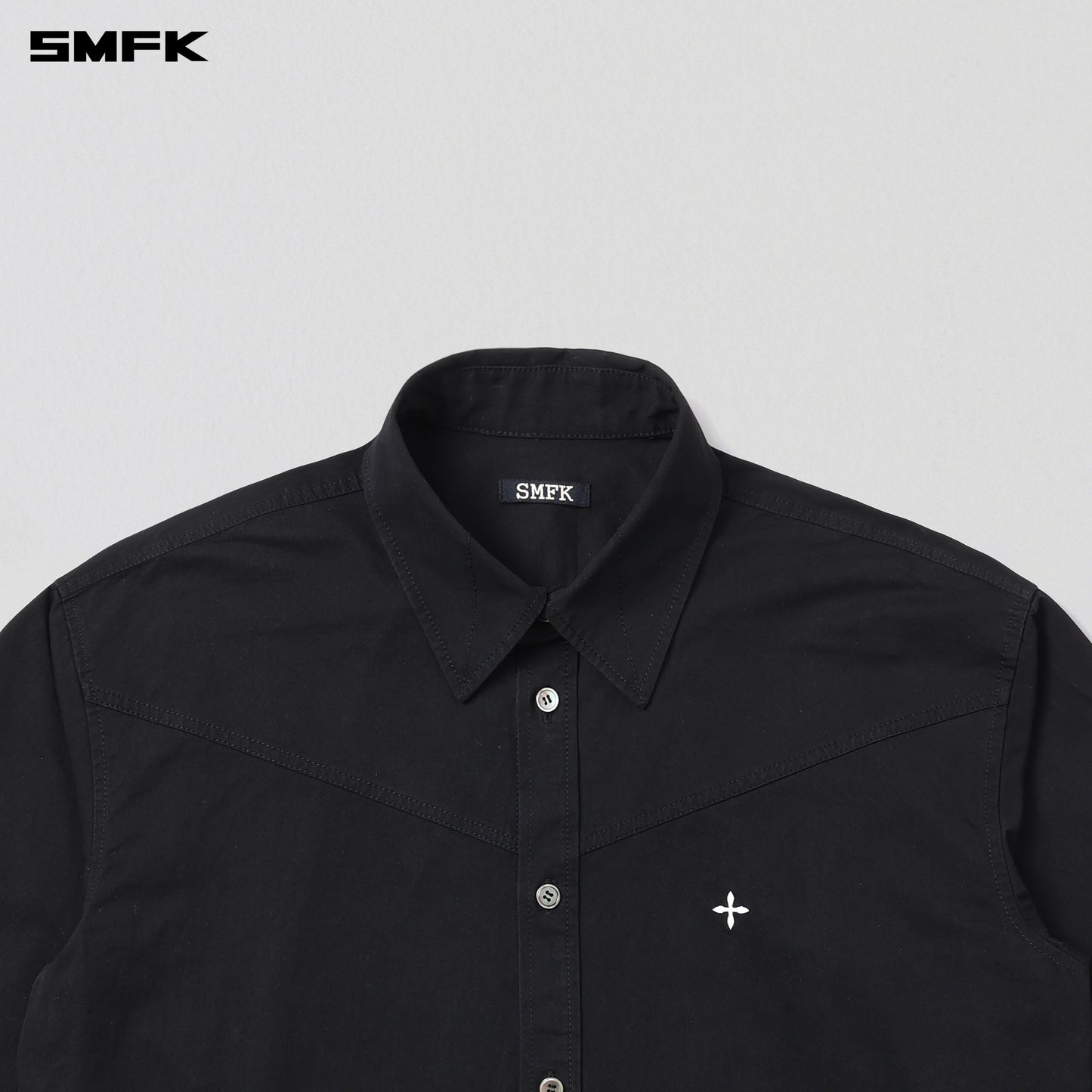 COMPASS BADGE CARGO SHIRT/COTTON