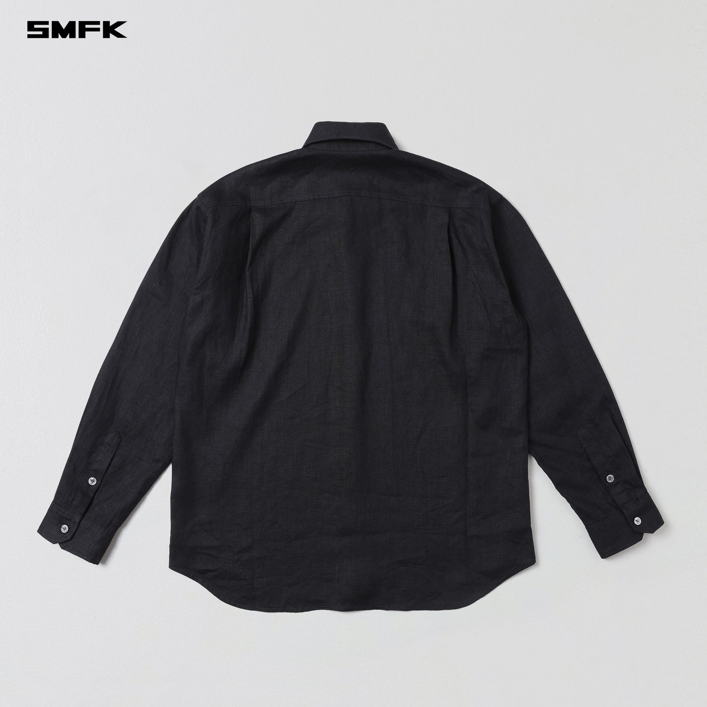 COMPASS ROVE SHIRT/LINEN - WILD BLACK
