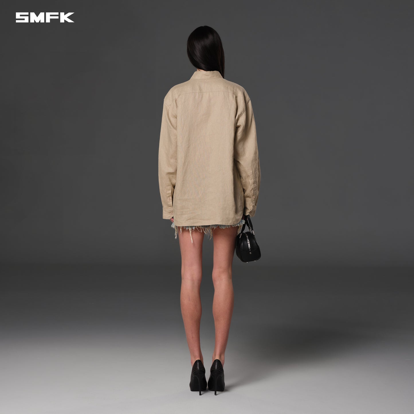 COMPASS ROVE SHIRT/LINEN - SAND