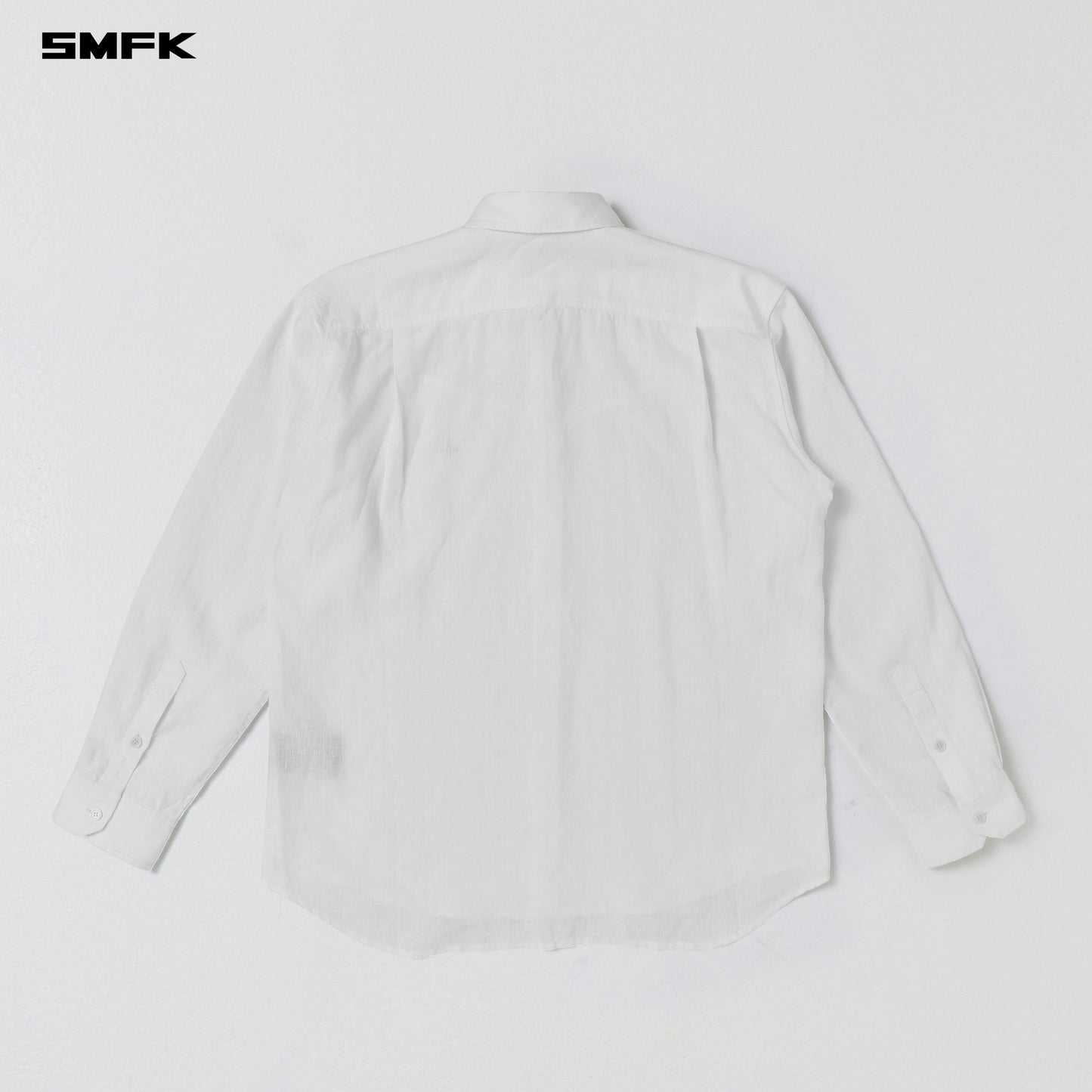 COMPASS ROVE SHIRT/LINEN - CLOUD WHITE