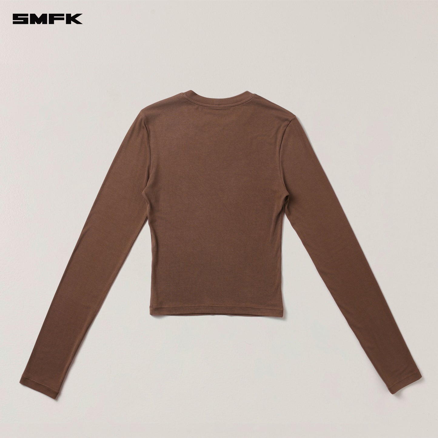 COMPASS ORIGINAL BADGE Slim-fit SPORTS PULLOVER / WILD HORSE BROWN
