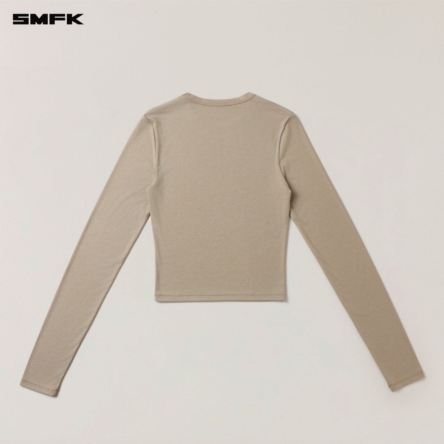 COMPASS STAMP Slim-fit SPORTS PULLOVER / SHADOW GREEN