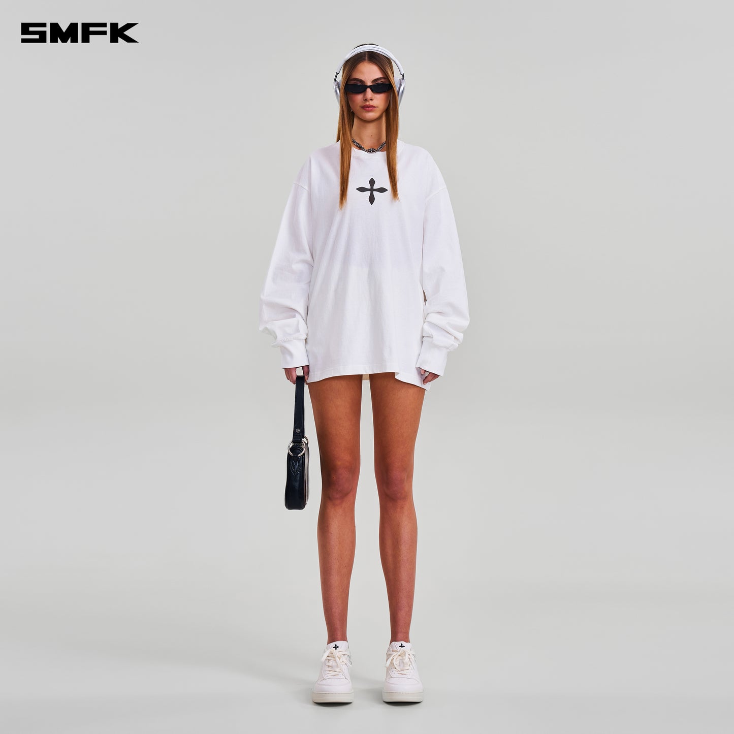 COMPASS MODE MASSIVE PULOVER-MAGNOLIA/COTTON/ CLOUD WHITE