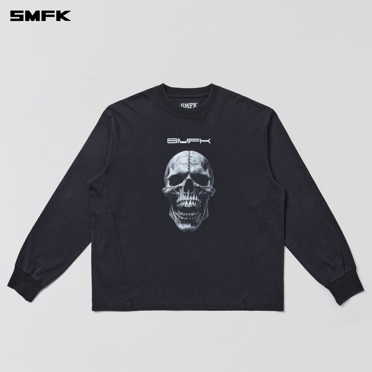 COMPASS MODE MASSIVE PULLOVER-PERMANENT/COTTON/ WILD BLACK