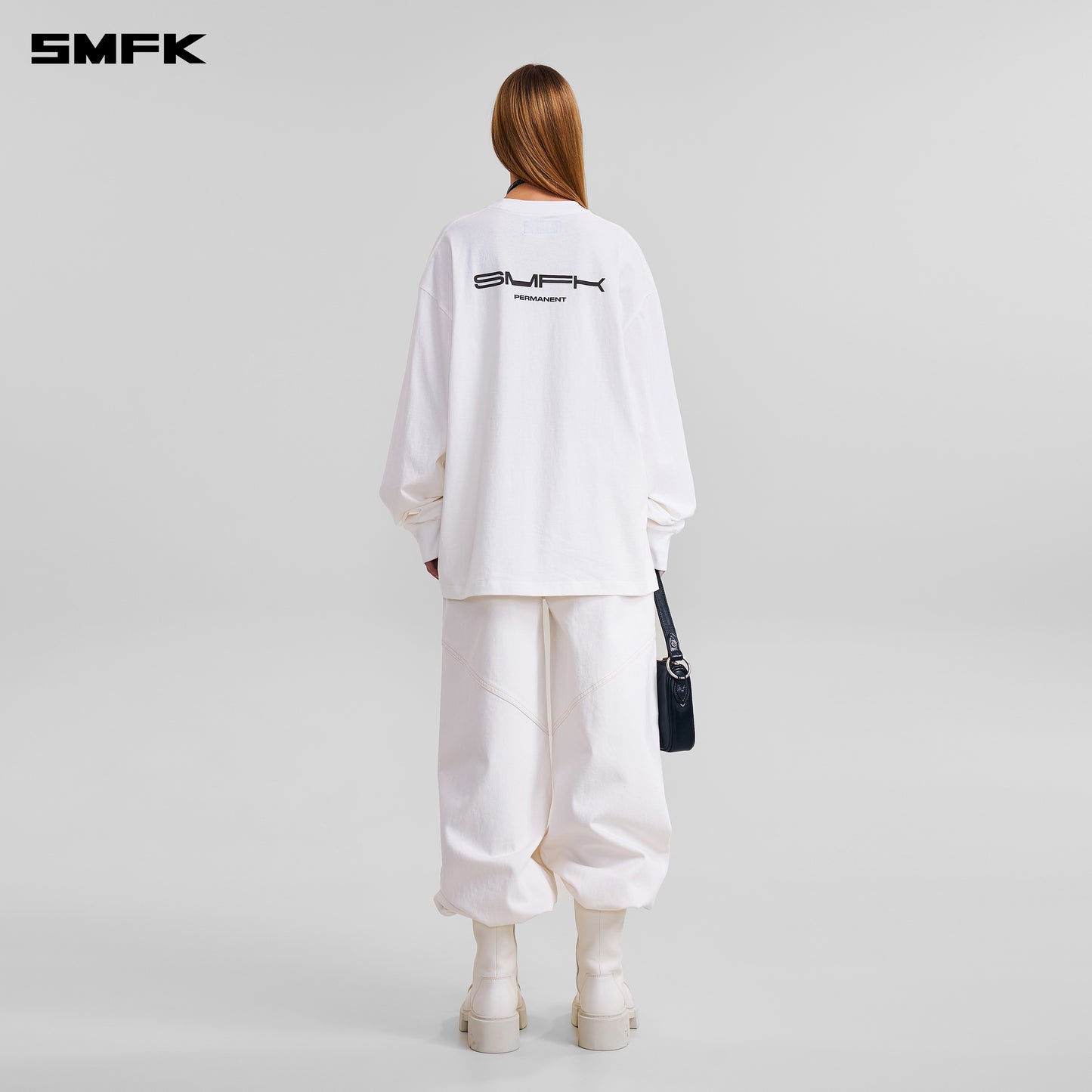 COMPASS MODE MASSIVE PULLOVER-PERMANENT/COTTON/ CLOUD WHITE