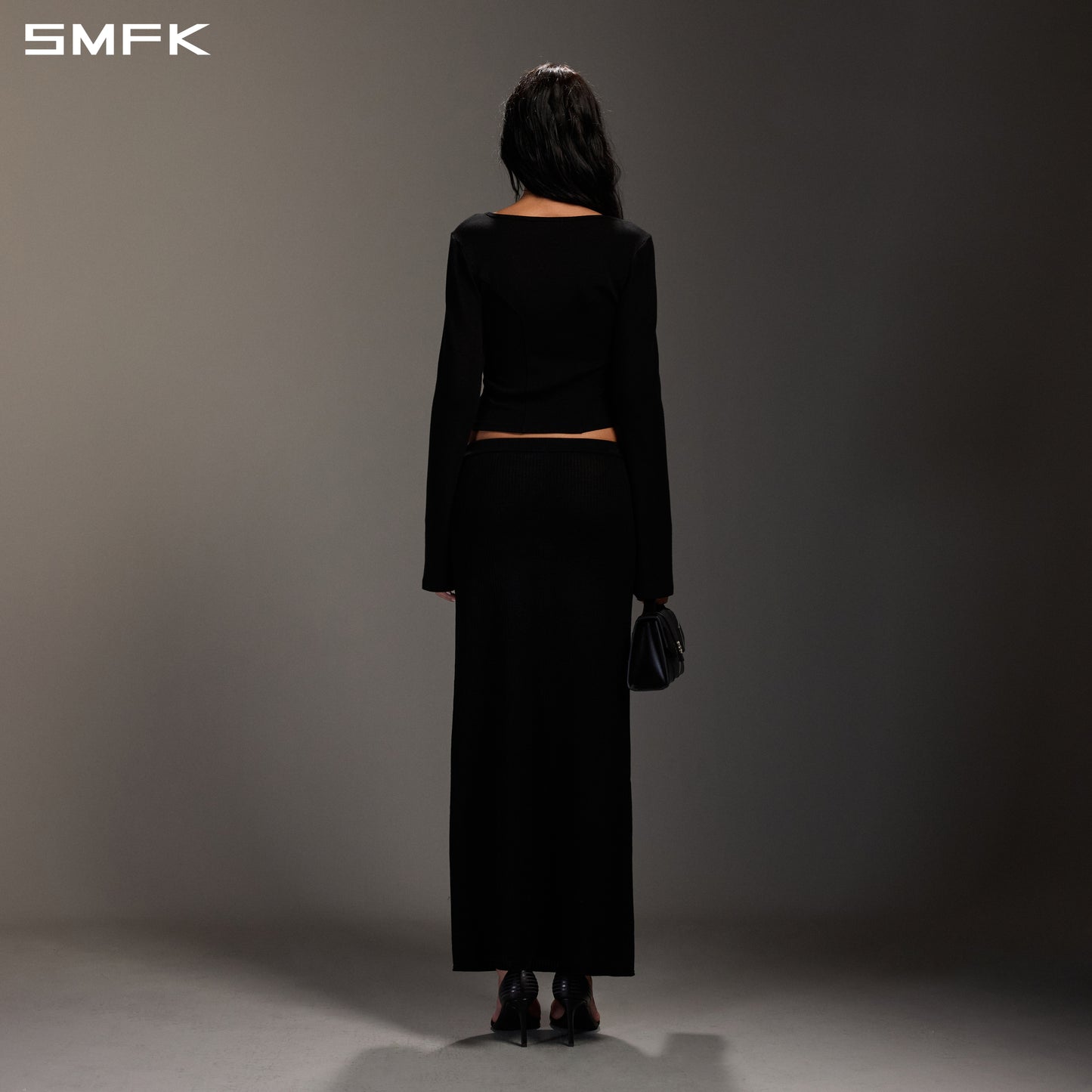 INFINITY LOOP SLIM PULLOVER/LENZING TENCEL+WOOL