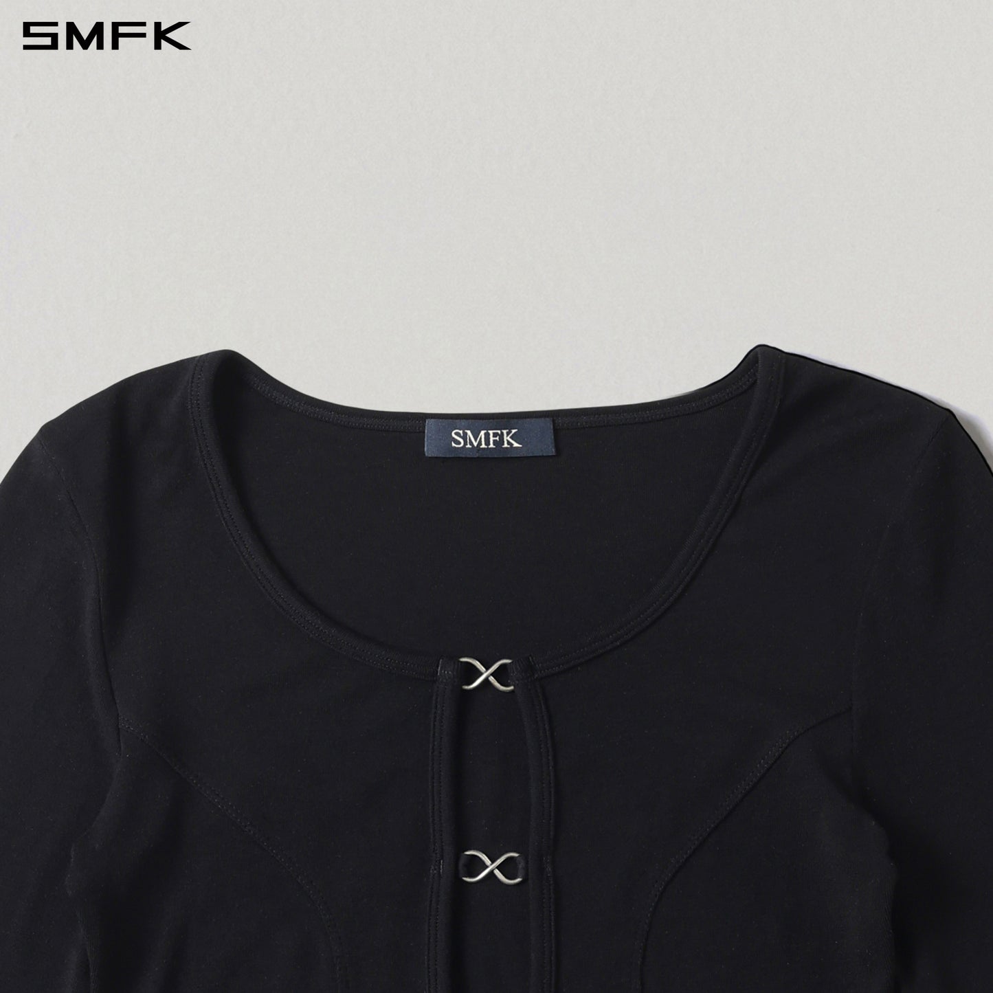 INFINITY LOOP SLIM PULLOVER/LENZING TENCEL+WOOL