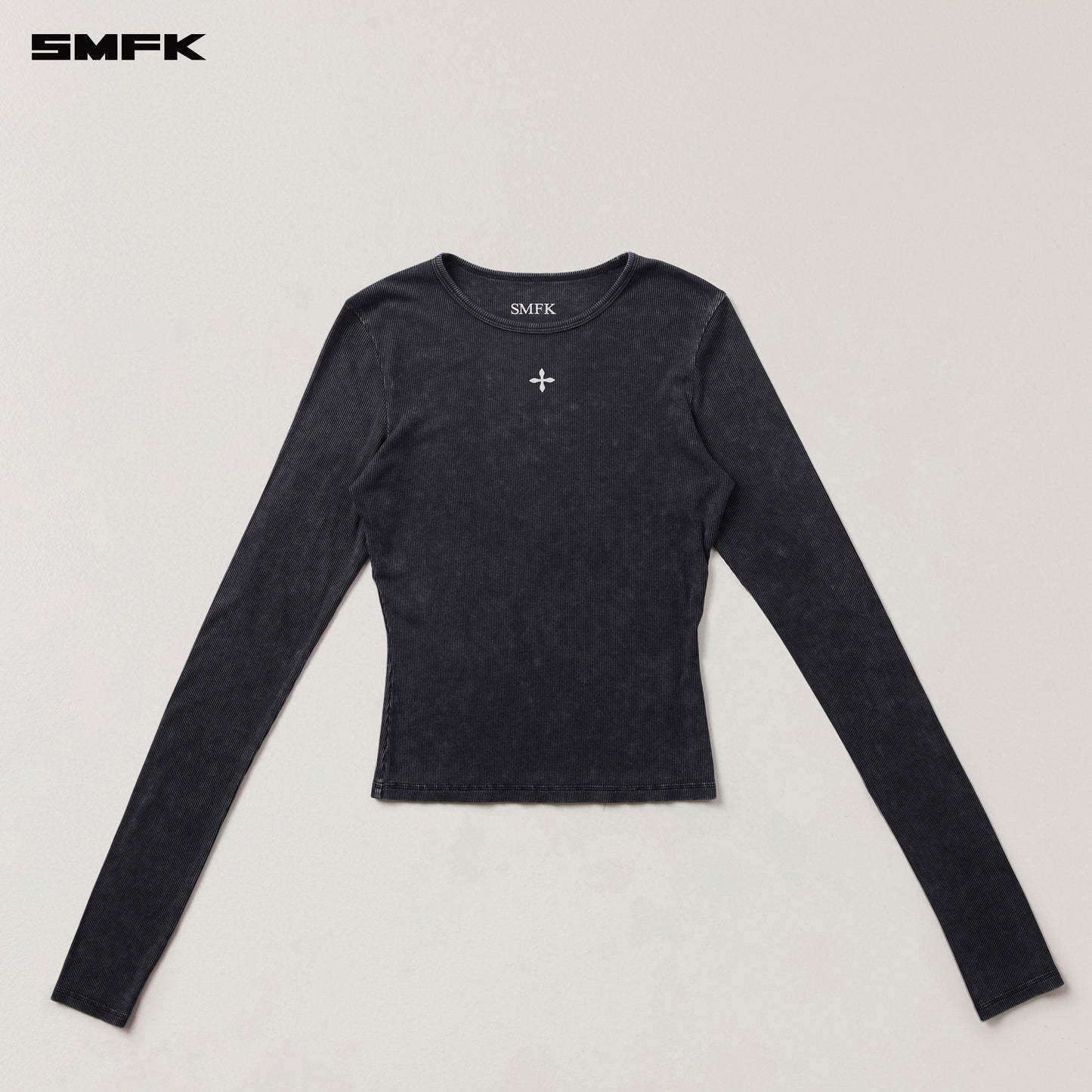 VINTAGE-STORM FADE SILK SPORTS PULLOVER/ BLACK MIST