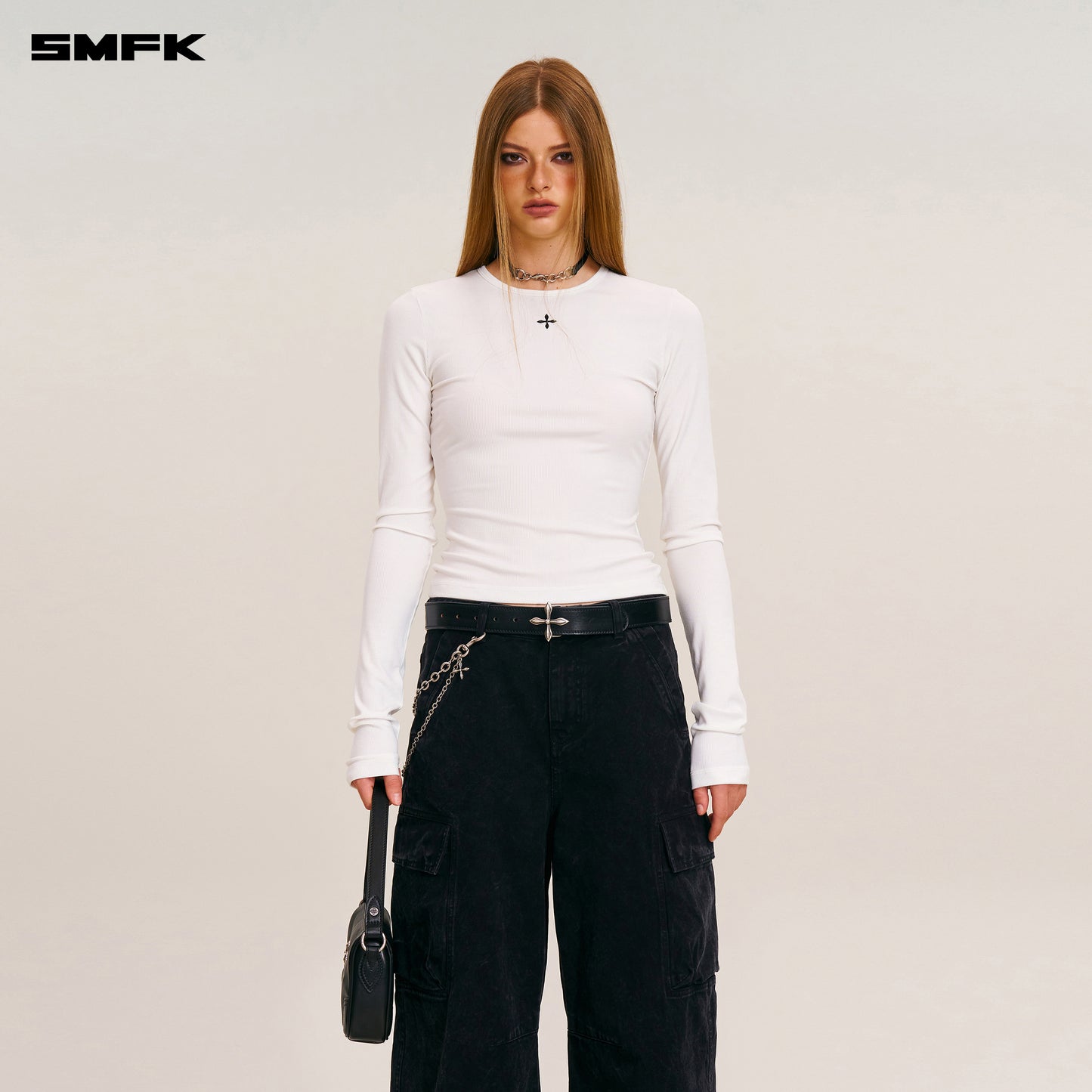 VINTAGE-STORM FADE SILK SPORTS PULLOVER / SNOW MOUNTAIN WHITE
