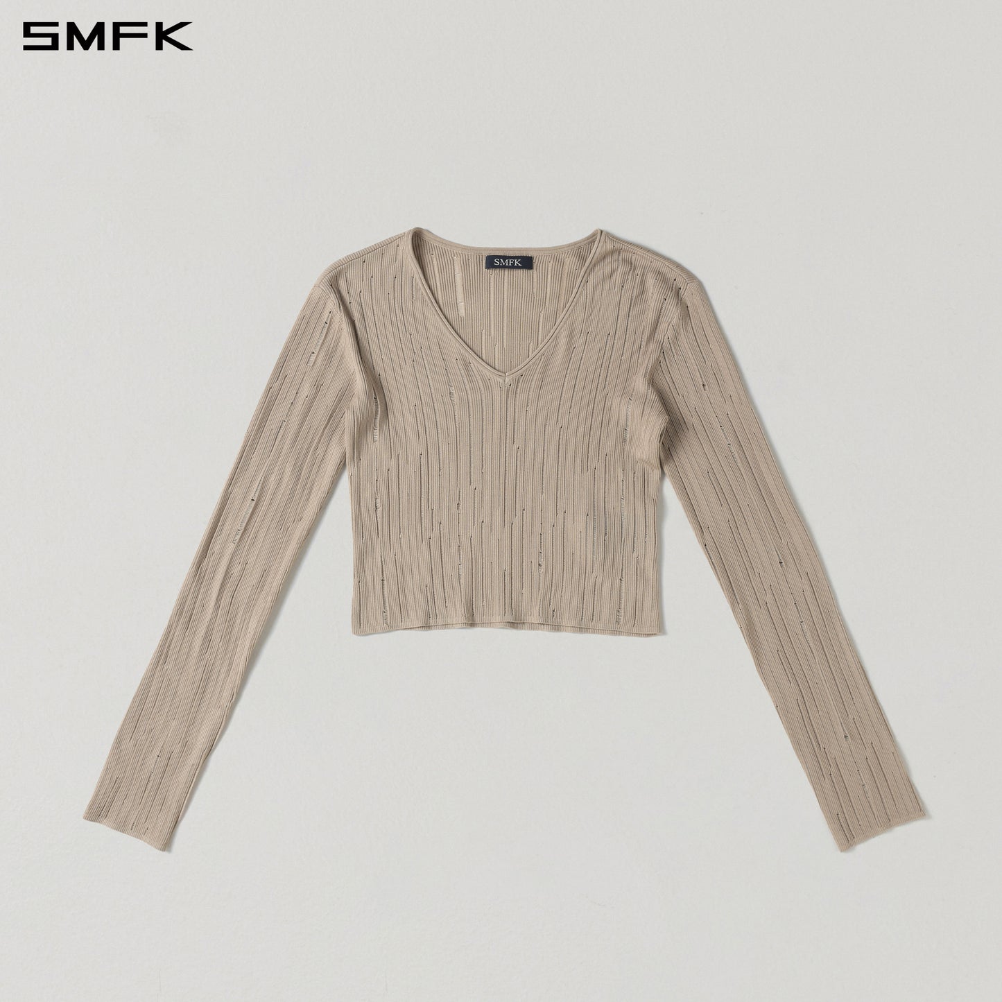 MIRAGE SIREN VISIONAL KNIT SHORT PULLOVER/ACETATE+COTTON FRESH SKIN