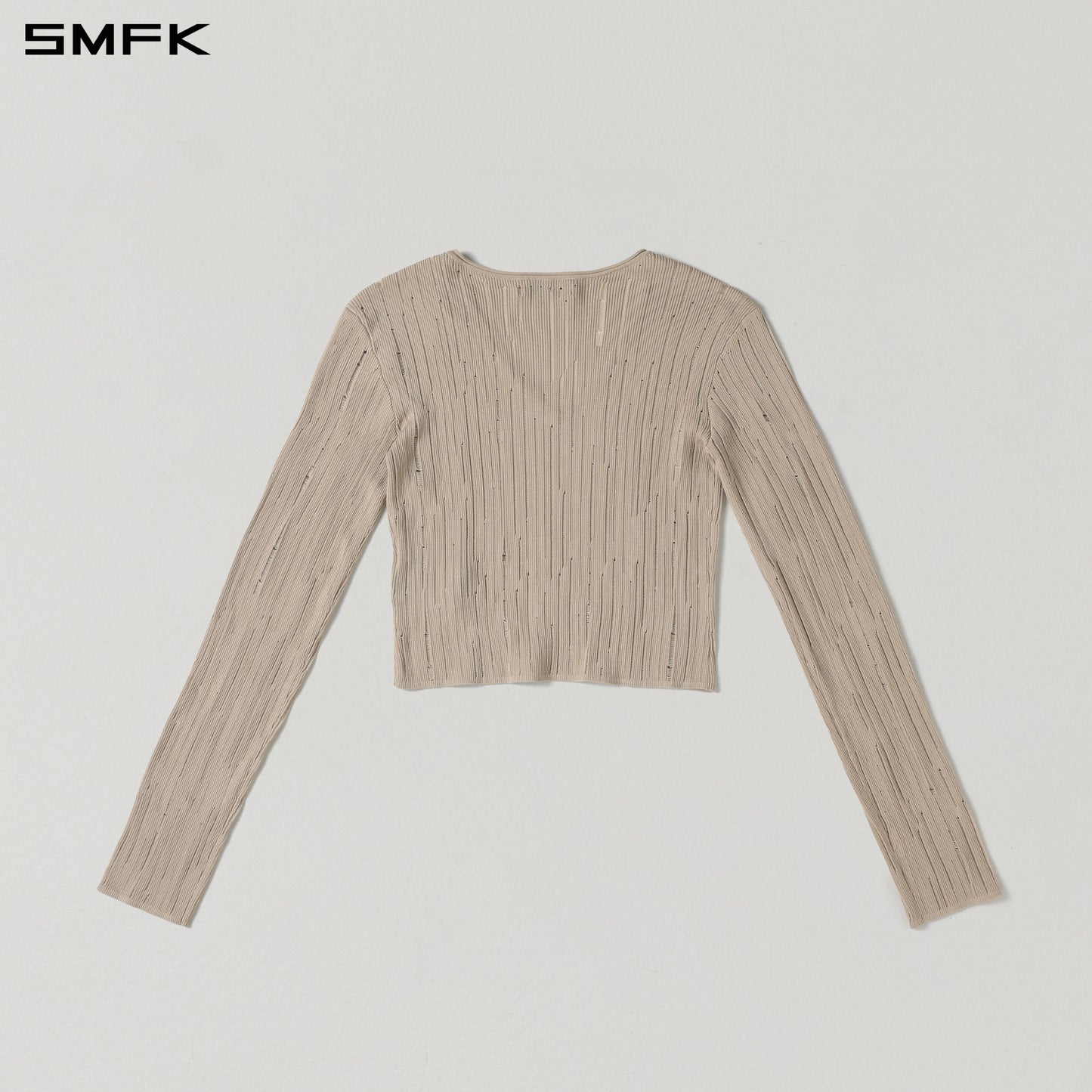 MIRAGE SIREN VISIONAL KNIT SHORT PULLOVER/ACETATE+COTTON FRESH SKIN