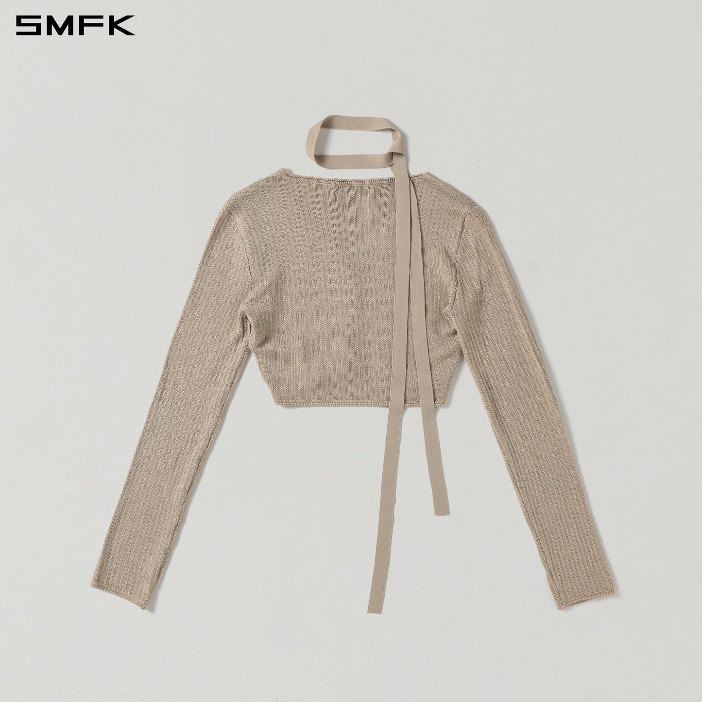 MYTH SIREN SHORT KNIT CARDIGAN/TENCEL+SILK